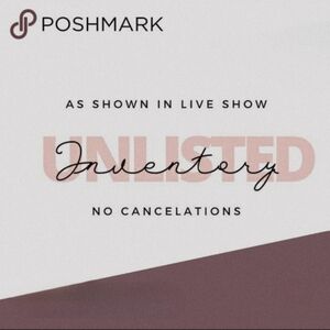 Unlisted Item for Live Show